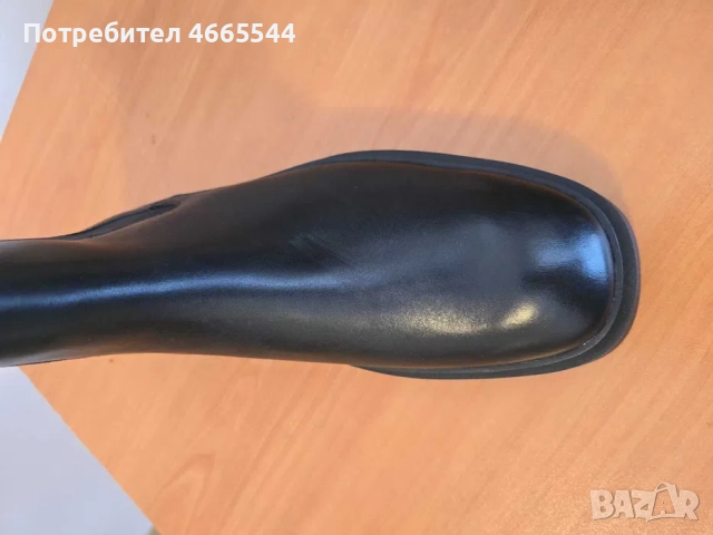 Мъжки черни боти от естествена кожа, снимка 2 - Мъжки боти - 52623337