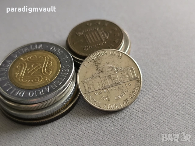 Монета - САЩ - 5 цента | 2000г.