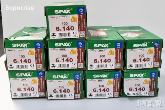 Винт за дърво Spax 6x140mm - глава Т30, снимка 3 - Други машини и части - 45189807