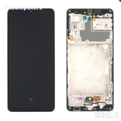 LCD Дисплей за Samsung SM-A426 A42 5G / GH82-24376A / 24375A / Тъч скрийн / Рамка / Черен / Оригинал, снимка 1 - Резервни части за телефони - 46440240