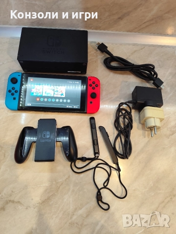 Nintendo Switch - пълен комплект, снимка 2 - Nintendo конзоли - 52800886