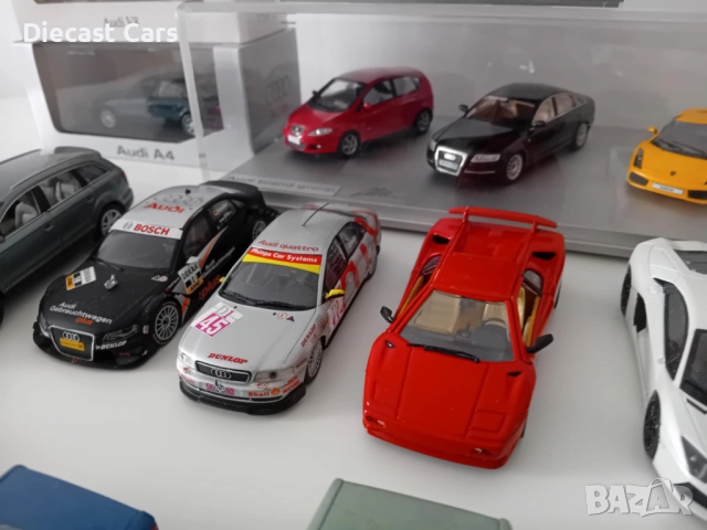 Audi Quattro, A4, V8 1:43 Schabak, Looksmart, Minichamps, Lambo, снимка 11 - Колекции - 51744852