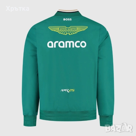 Aston Martin x Hugo Boss x Puma F1 Team Bomber - Оригинално мъжко яке, снимка 3 - Якета - 52836421