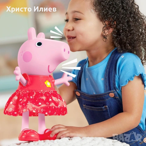 Peppa Pig Интерактивна Пепа Музикална кукла Пепа Парти в калните локви, снимка 8 - Образователни игри - 53208802