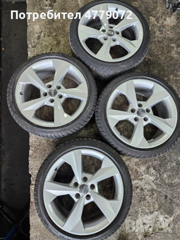 Оригинални джанти за Audi със зимни гуми 225 40 18