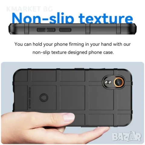 Samsung Galaxy Xcover7 Удароустойчив Square Grid Design TPU Калъф и Протектор, снимка 8 - Калъфи, кейсове - 47878679