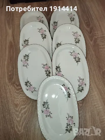 Едновремешни порцеланови чинии, снимка 7 - Чинии - 49754422