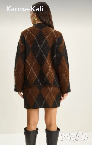 нов плетен к-т пола и пуловер , снимка 2 - Рокли - 52944357