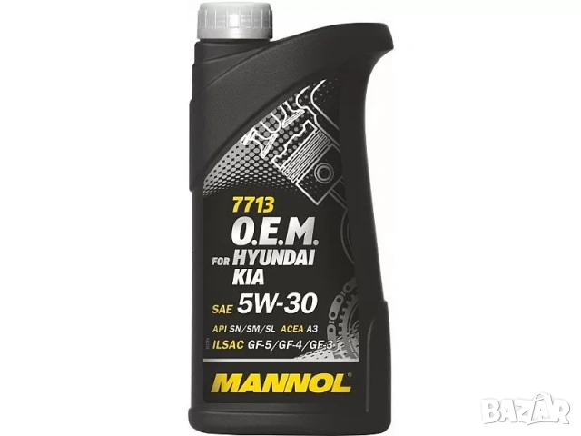 Моторно масло MANNOL 7713 for Korean cars 5W-30 1л