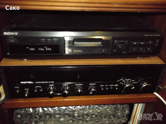 Продавам минидиск плеър SONY MDS-JE330, снимка 2 - Декове - 48004049