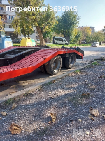 Атовозно ремърке с ниска товарна площадка, снимка 7 - Ремаркета - 52263600