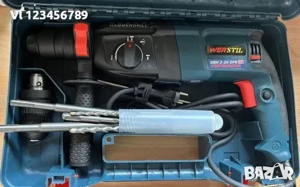 Пробивна бормашина-перфоратор WERSTIL, снимка 2 - Бормашини - 50517594