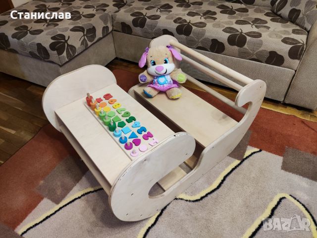Детска катерушка 2 в 1 МОНТЕСОРИ , снимка 2 - Мебели за детската стая - 46206654