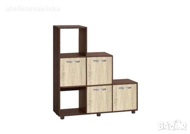 Етажерка Кубо 6 с четири вратички, снимка 6 - Етажерки - 53873104