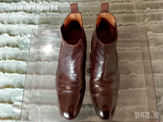 Боти кожени Jaime Mascaro, снимка 2 - Мъжки боти - 49489828