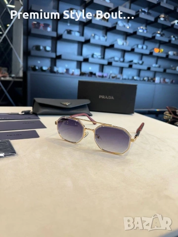 Слънчеви очила prada ray ban Burberry chanel с ув защита, с черен обикновен калъф  на марката , снимка 6 - Слънчеви и диоптрични очила - 54174325