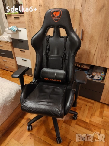 Гейминг стол COUGAR - запазен, снимка 2 - Столове - 54284112