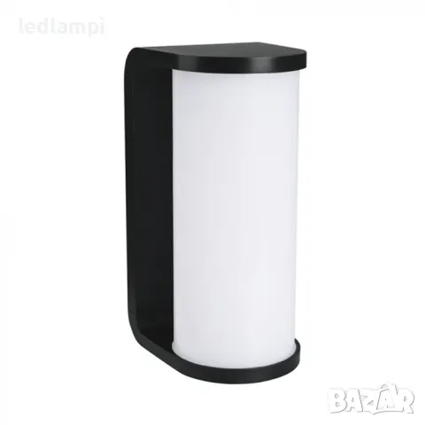 LED Стенен Осветител 12W 3в1 Черен IP65