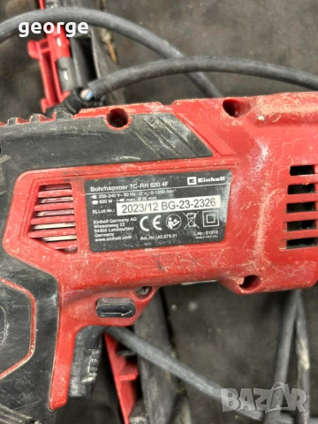 Перфоратор Einhell TC RH 620 4F, снимка 5 - Перфоратори - 53721741