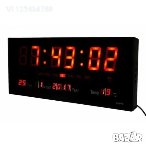 Голям стенен LED електронен часовник JH 3615, снимка 2 - Стенни часовници - 50759927