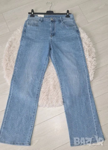 дънки с камъни , снимка 2 - Дънки - 51319695