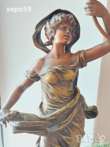 Антикварна газена лампа -19 век., 1 500 €/височина 60 см./, снимка 8 - Антикварни и старинни предмети - 52310300