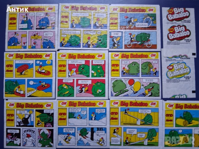 Стари Картинки от Дъвки Big Babaloo, снимка 2 - Колекции - 52846833
