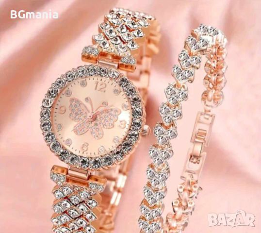Дамски комплекти часовник с гривни различни цветове и модели, снимка 2 - Дамски - 46401847