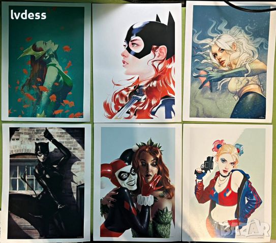 Арт Принт DC Comics 30x40см - Art Print, Batman, Supergirl, Catwomen, Harley Quinn, Aquaman, Joker.., снимка 4 - Колекции - 45668465