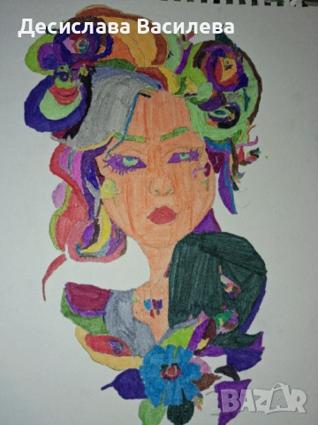 Рисунка " Майката пролет"