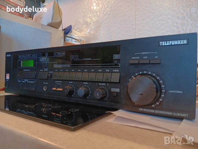 Теlefunken HR660 класически ресийвър, снимка 3 - Ресийвъри, усилватели, смесителни пултове - 26918601