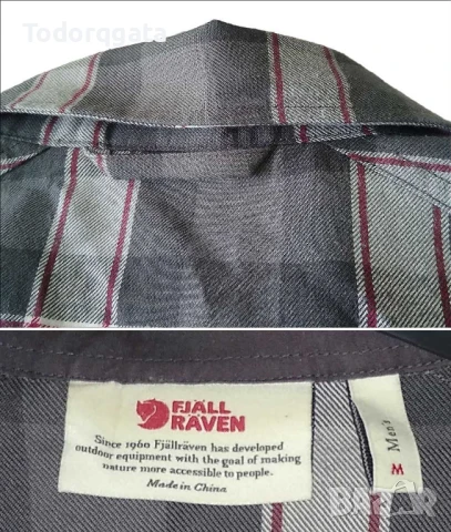 Fjallraven М Мъжка Риза Носена Веднъж Casual Urban Outdoor Vintage, снимка 6 - Ризи - 50487802