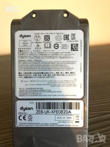 Оригинална батерия за Dyson V10, снимка 4 - Прахосмукачки - 45366418