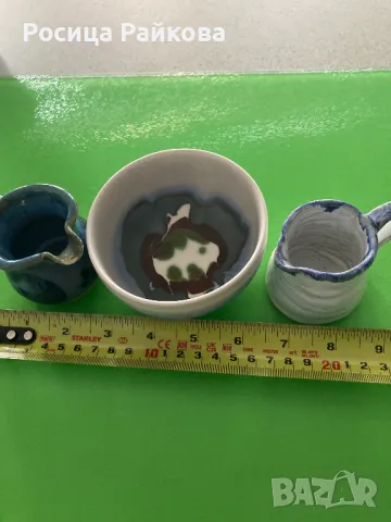 Керамични ръчно изработени съдове, снимка 8 - Декорация за дома - 50186610
