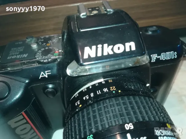 NIKON F-401S MADE IN JAPAN-ВНОС SWISS 1910241830, снимка 2 - Фотоапарати - 47644224