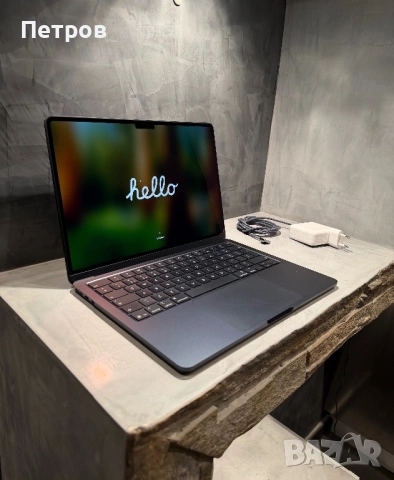 100% battery! КАТО ЧИСТО НОВ Macbook Air M4 Midnight 13"