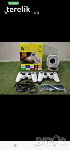 %Нов S40Max 450 Смарт проектор и игрова конзола с 35 000 вградени игри 4K, Android 11, снимка 5 - Плейъри, домашно кино, прожектори - 52379273