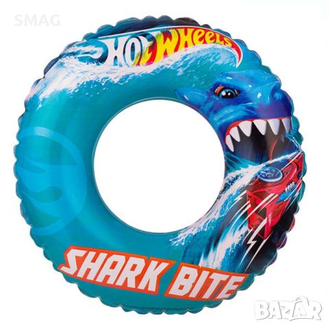 Детски пояс Bun Hot Wheels акула 51 см (3-6 години), снимка 1 - Надуваеми играчки - 46239007