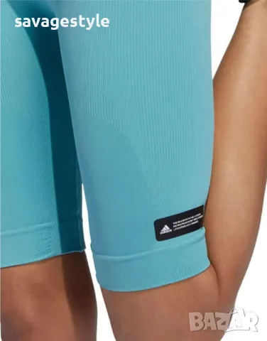 Дамски клин  ADIDAS Formotion Sculpt Short Tights Blue, снимка 3 - Клинове - 49582421