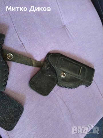 Кобур марков на Юсеп естествена кожа отличен 2 броя малък и голям, снимка 9 - Оборудване и аксесоари за оръжия - 42156474