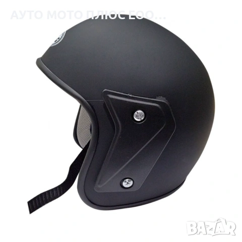 Каска за мотор с прозрачен визьор - Черен мат, снимка 4 - Аксесоари и консумативи - 54220610