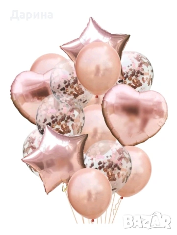 Парти сет балони СЪРЦА, снимка 13 - Други - 48855840