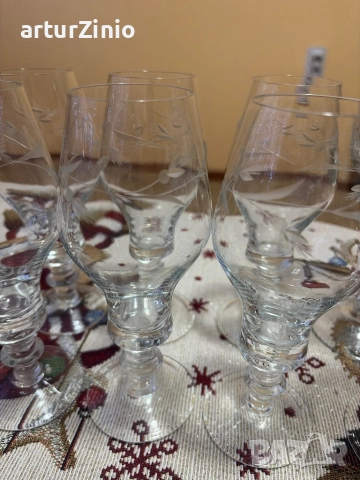 Кристални сервизи, снимка 4 - Чаши - 52939731