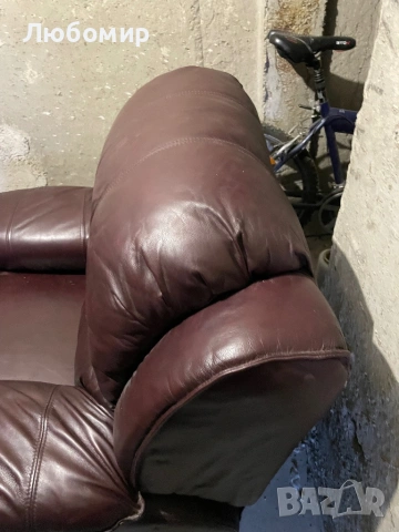 Релакс - фотьойл от естествена кожа, снимка 14 - Дивани и мека мебел - 52254747