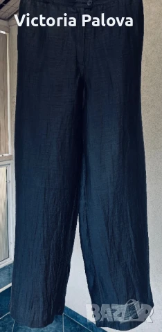 Летен панталон BASLER голям размер, 86% лен , снимка 3 - Панталони - 51105746
