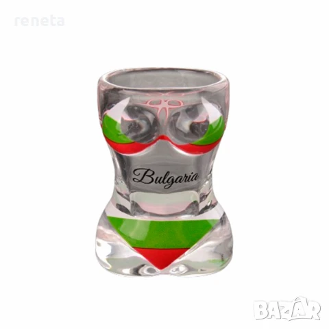 Чашка Шот, Женско тяло, Стъклена, 6х4 см, снимка 1