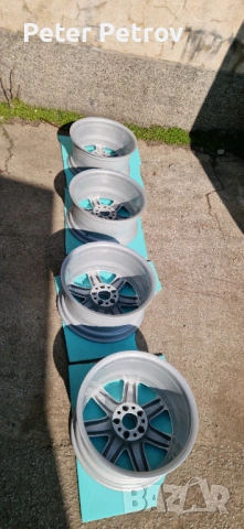 Продавам джанти R17 5x112 ET35 8 1/2j, снимка 5 - Гуми и джанти - 53662087