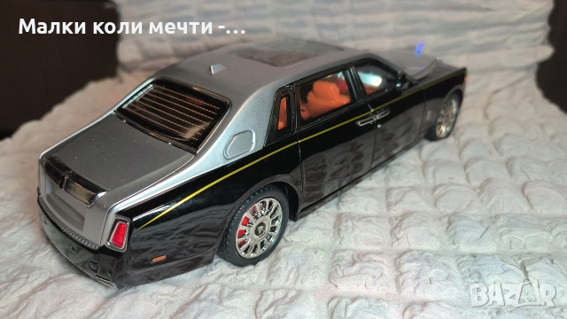 Метална кола Rolls Royce Phantom,1:18 мащаб, чисто нова , снимка 5 - Колекции - 53296536