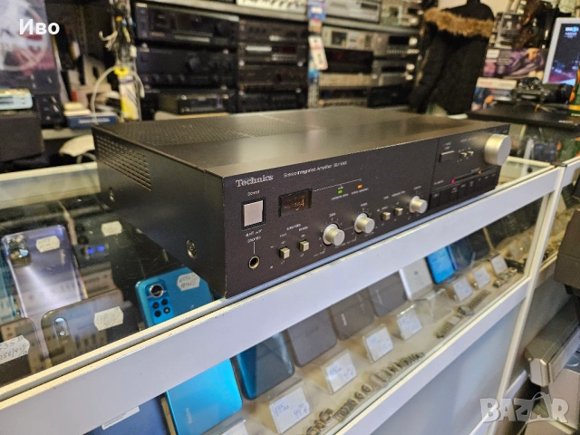 Усилвател Technics SU-V4X Технически изправен, изходните клеми за тонколоните са преработвани, защот, снимка 6 - Ресийвъри, усилватели, смесителни пултове - 53326318