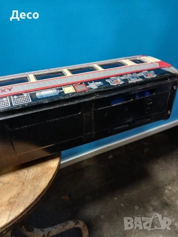 Стара японска тенекиена играчка трамвай., снимка 7 - Колекции - 52257049